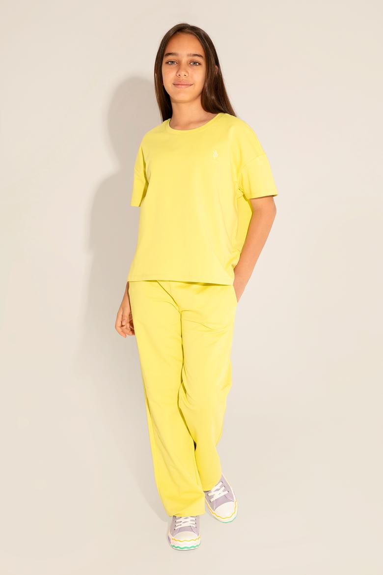 Kız Çocuk Fıstık Yeşili Eşofman Altı - 50288127035