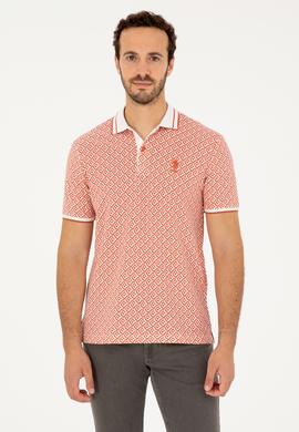 Erkek Regular Fit Polo Yaka Pudra Tişört - 50281510059