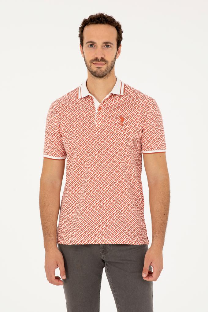 Erkek Regular Fit Polo Yaka Pudra Tişört