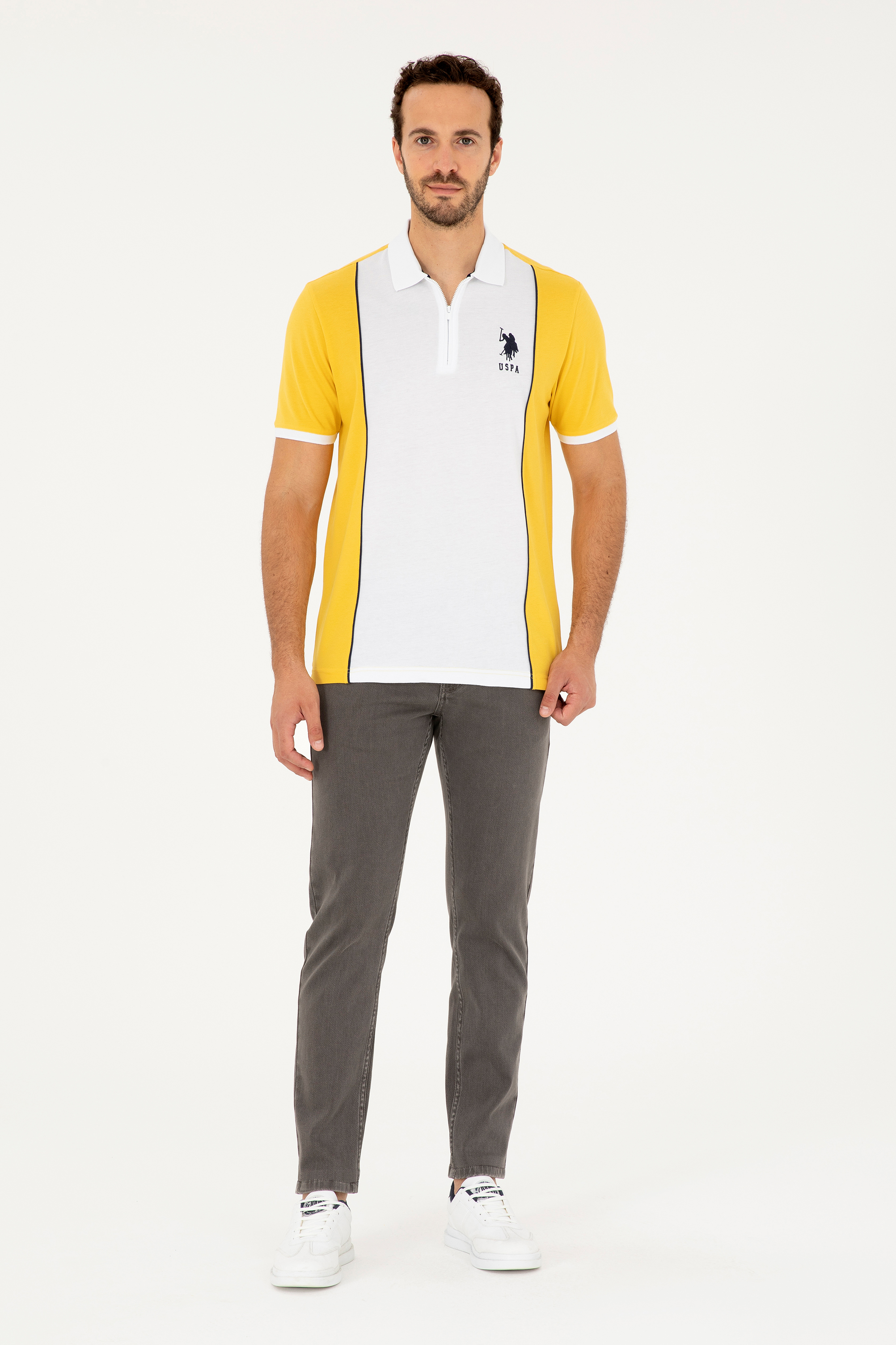 پولوشرت آستین کوتاه رگولار یقه پولو مردانه یو اس پولو | U.S. Polo Assn. - تصویر 4