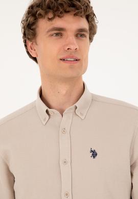 Erkek Taş Uzun Kollu Gömlek - 50288860017