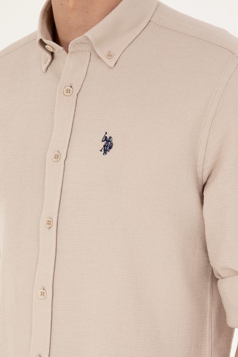 Erkek Taş Uzun Kollu Gömlek - 50288860017