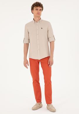 Erkek Taş Uzun Kollu Gömlek - 50288860017