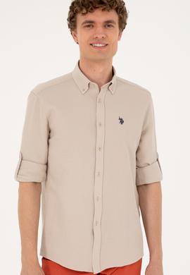 Erkek Taş Uzun Kollu Gömlek - 50288860017