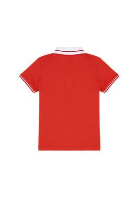 Kız Çocuk Kırmızı Polo Yaka Tişört - 50288680030