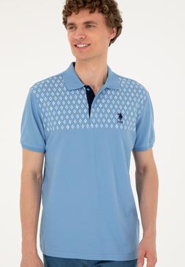Erkek Regular Fit Polo Yaka Koyu Mavi Tişört - 50288482018