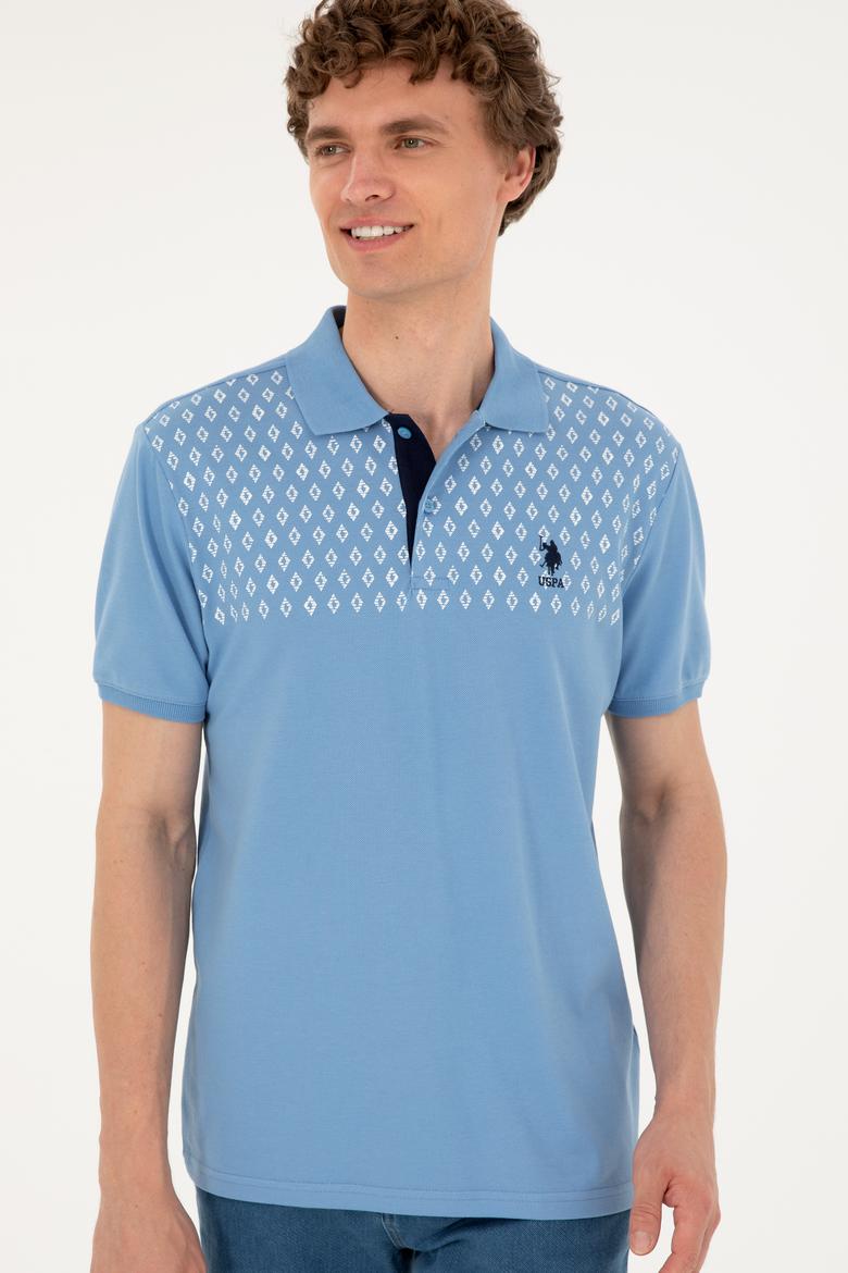 Erkek Regular Fit Polo Yaka Koyu Mavi Tişört - 50288482018