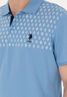 Erkek Regular Fit Polo Yaka Koyu Mavi Tişört - 50288482018