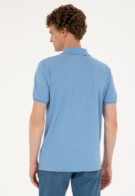 Erkek Regular Fit Polo Yaka Koyu Mavi Tişört - 50288482018
