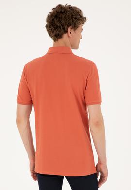 Erkek Regular Fit Polo Yaka Pudra Tişört - 50288482028