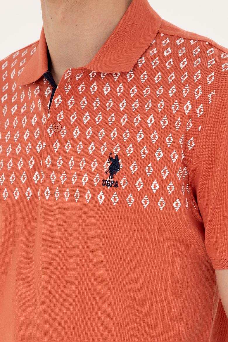 Erkek Regular Fit Polo Yaka Pudra Tişört - 50288482028