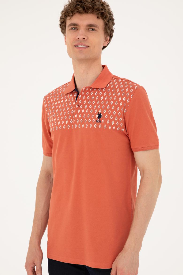 Erkek Regular Fit Polo Yaka Pudra Tişört - 50288482028