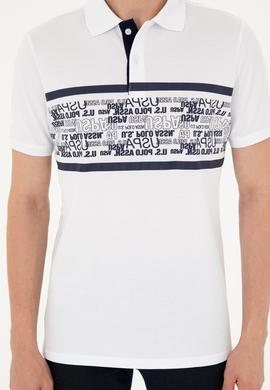 Erkek Regular Fit Polo Yaka Beyaz Tişört - 50287101018