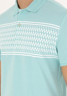 Erkek Su Yeşili Tişört - 50281927007