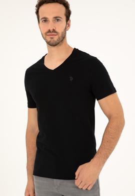 Erkek Siyah Basic Tişört - 50279574015