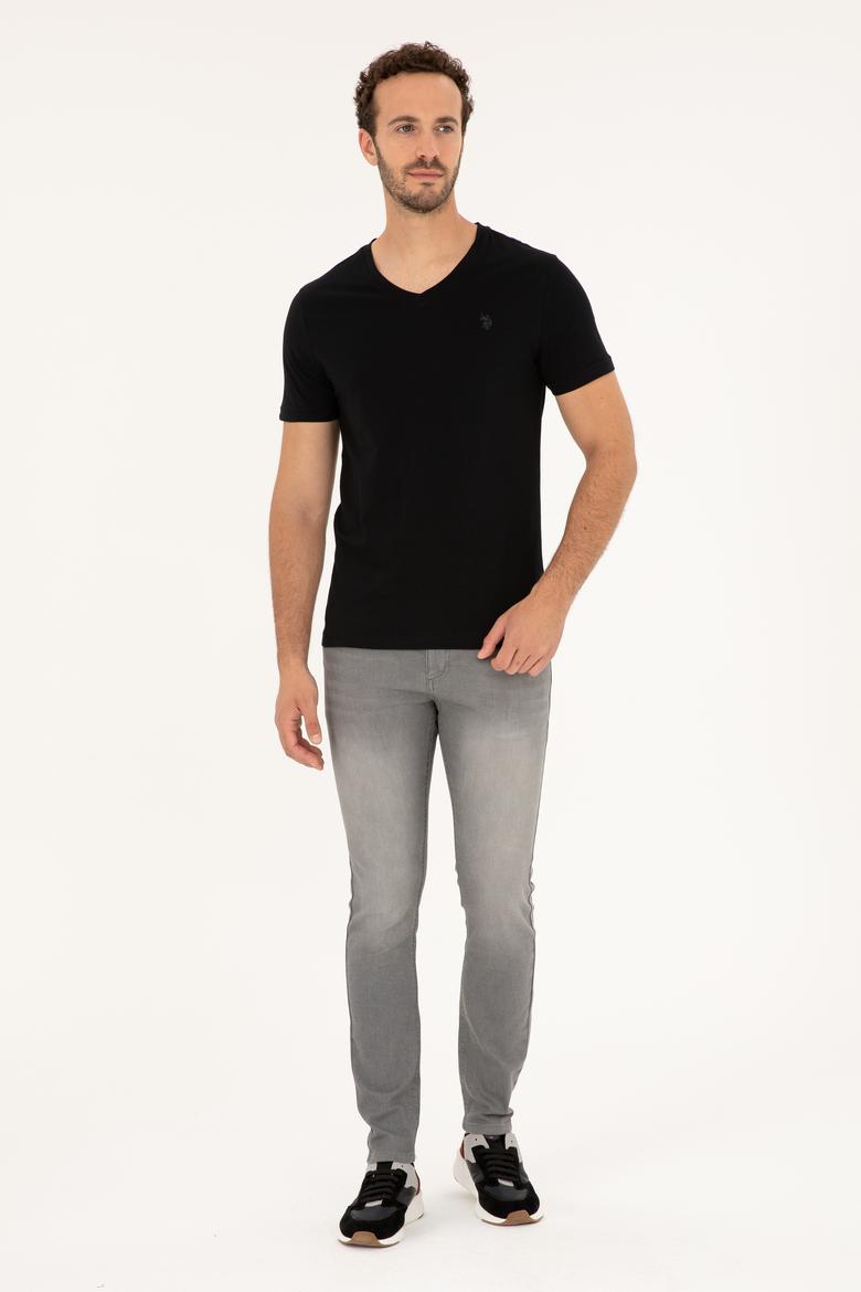 Erkek Siyah Basic Tişört - 50279574015