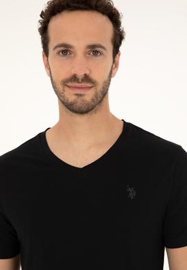 Erkek Siyah Basic Tişört - 50279574015