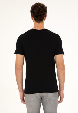 Erkek Siyah Basic Tişört - 50279574015