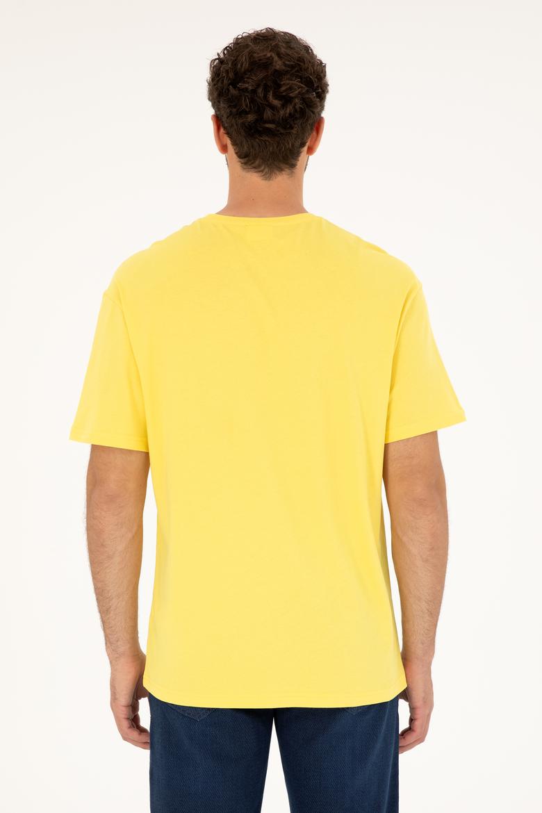 Erkek Sarı Tişört - 50281079069