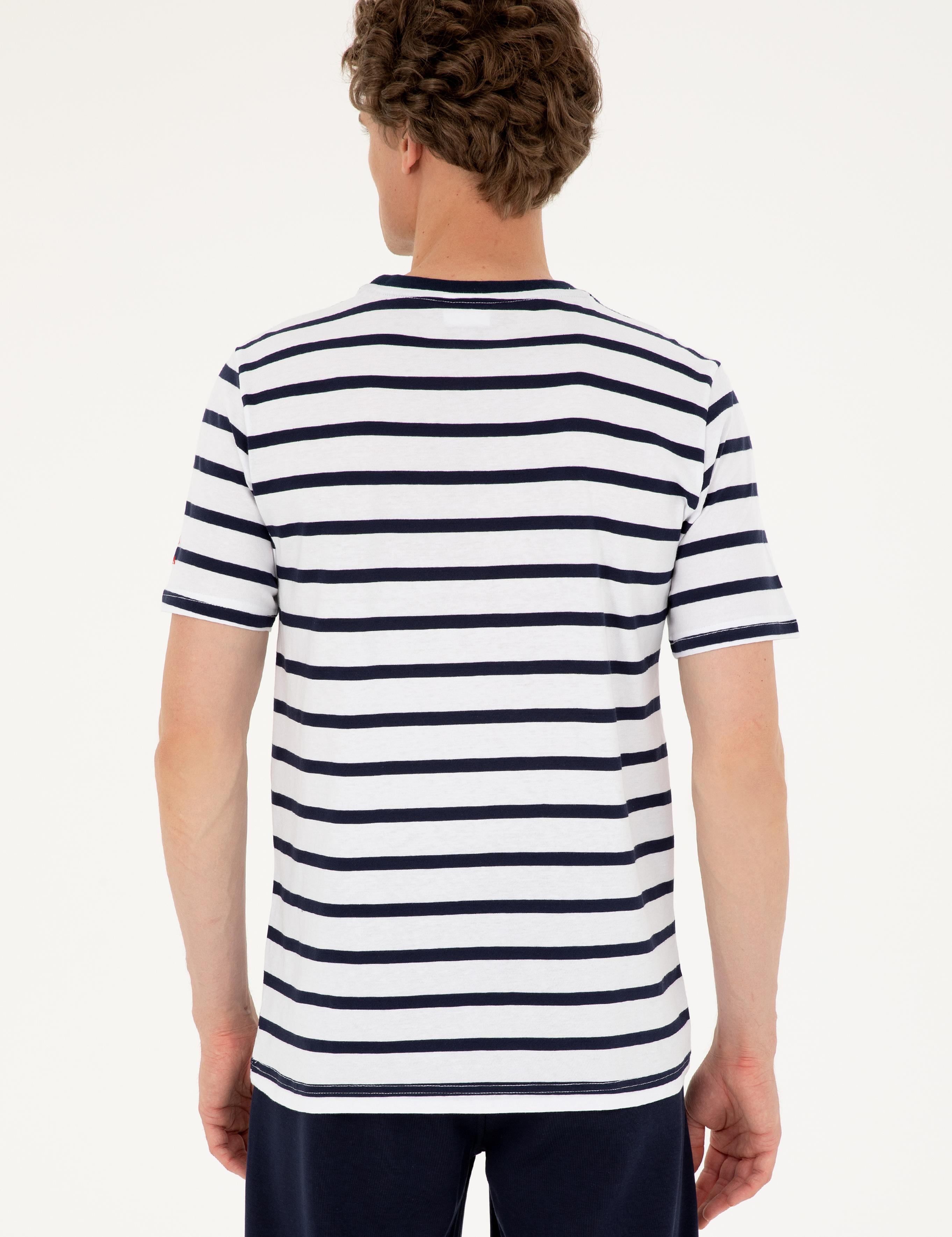 تی شرت یقه گرد آستین کوتاه رگولار یقه گرد مردانه یو اس پولو | U.S. Polo Assn. - تصویر 5