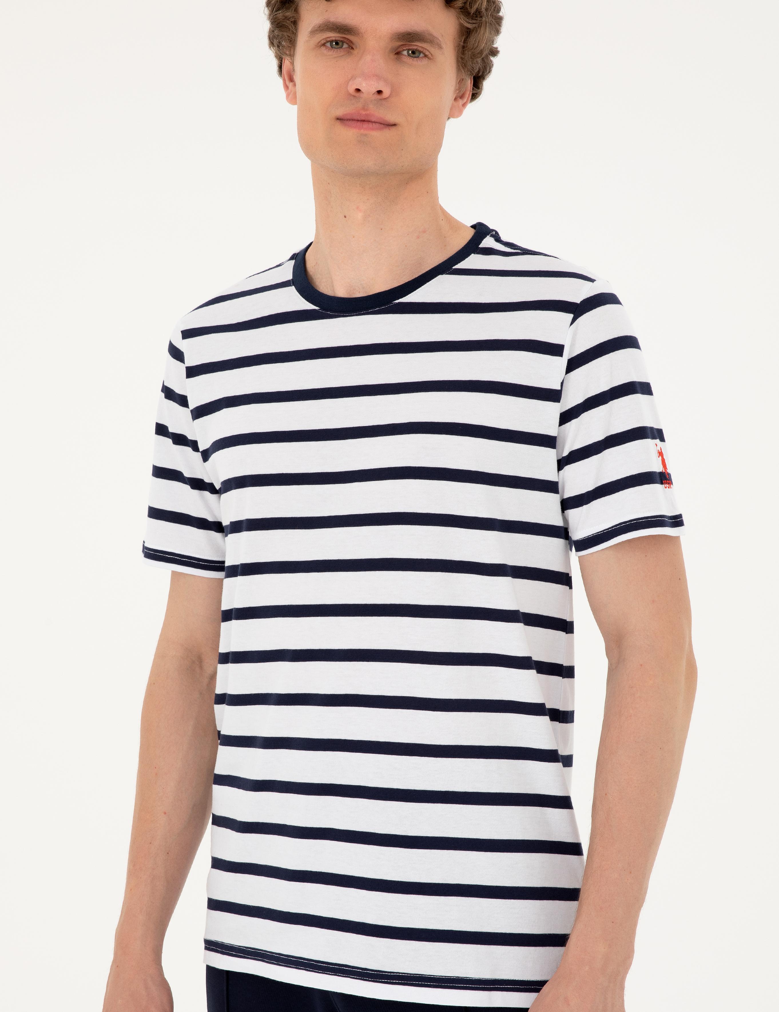 تی شرت یقه گرد آستین کوتاه رگولار یقه گرد مردانه یو اس پولو | U.S. Polo Assn. - تصویر 3