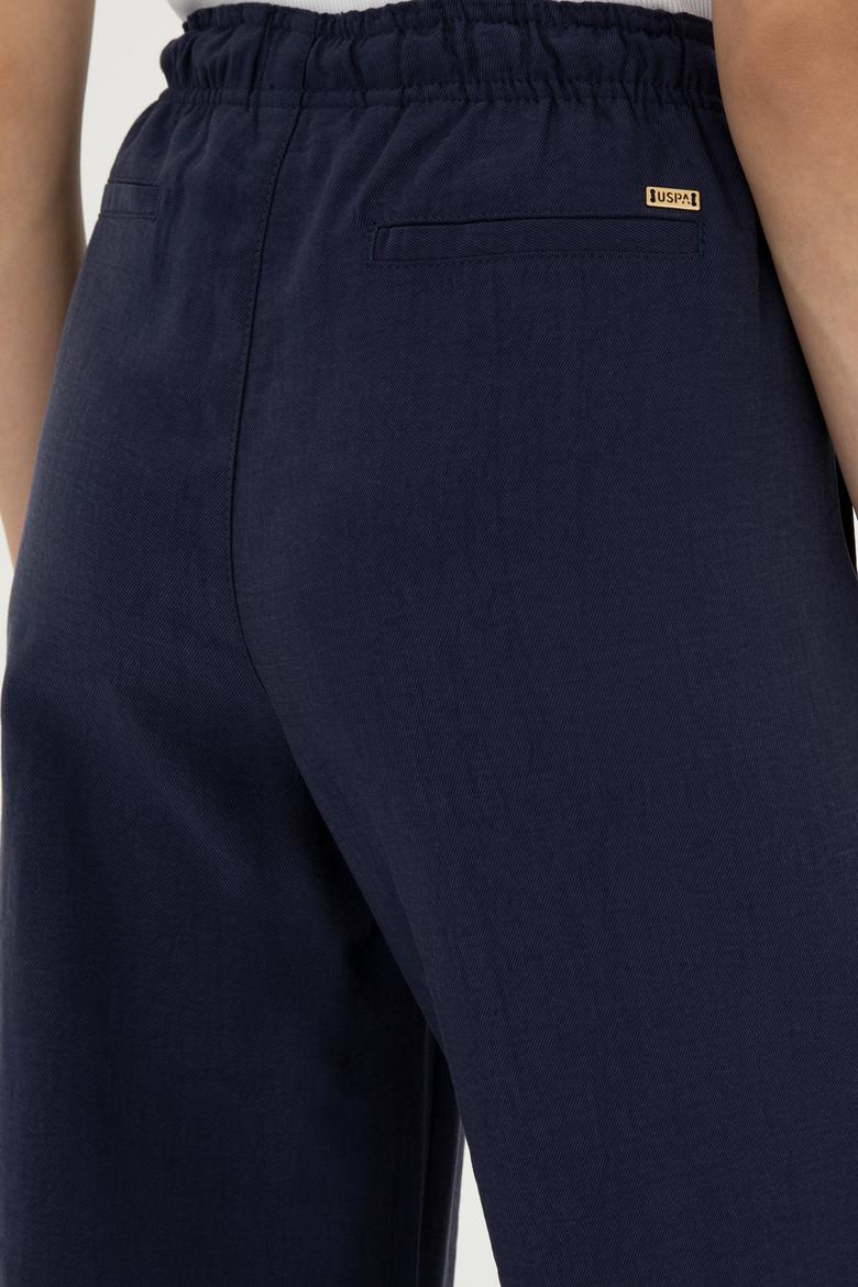 Kadın Lacivert Kanvas Pantolon - 50289449036