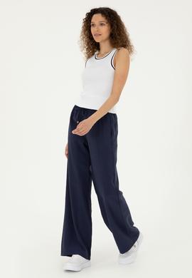 Kadın Lacivert Kanvas Pantolon - 50289449036