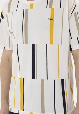 Erkek Comfort Fit Bisiklet Yaka Ekru Tişört - 50287040009