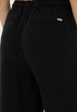 Kadın Siyah Kanvas Pantolon - 50289449047