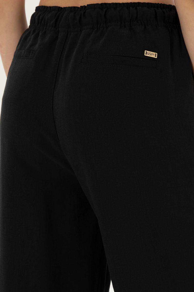 Kadın Siyah Kanvas Pantolon