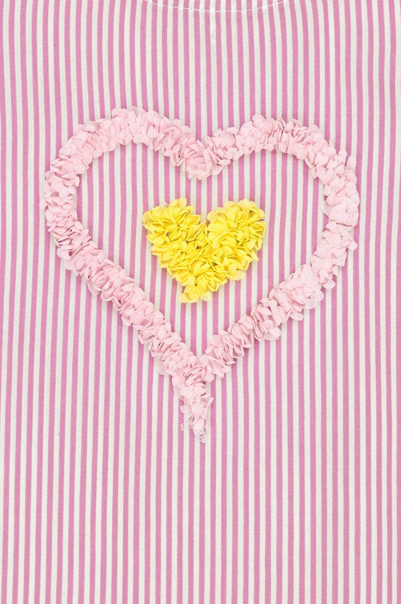 Kız Çocuk Manolya Kısa Kol Dokuma Elbise