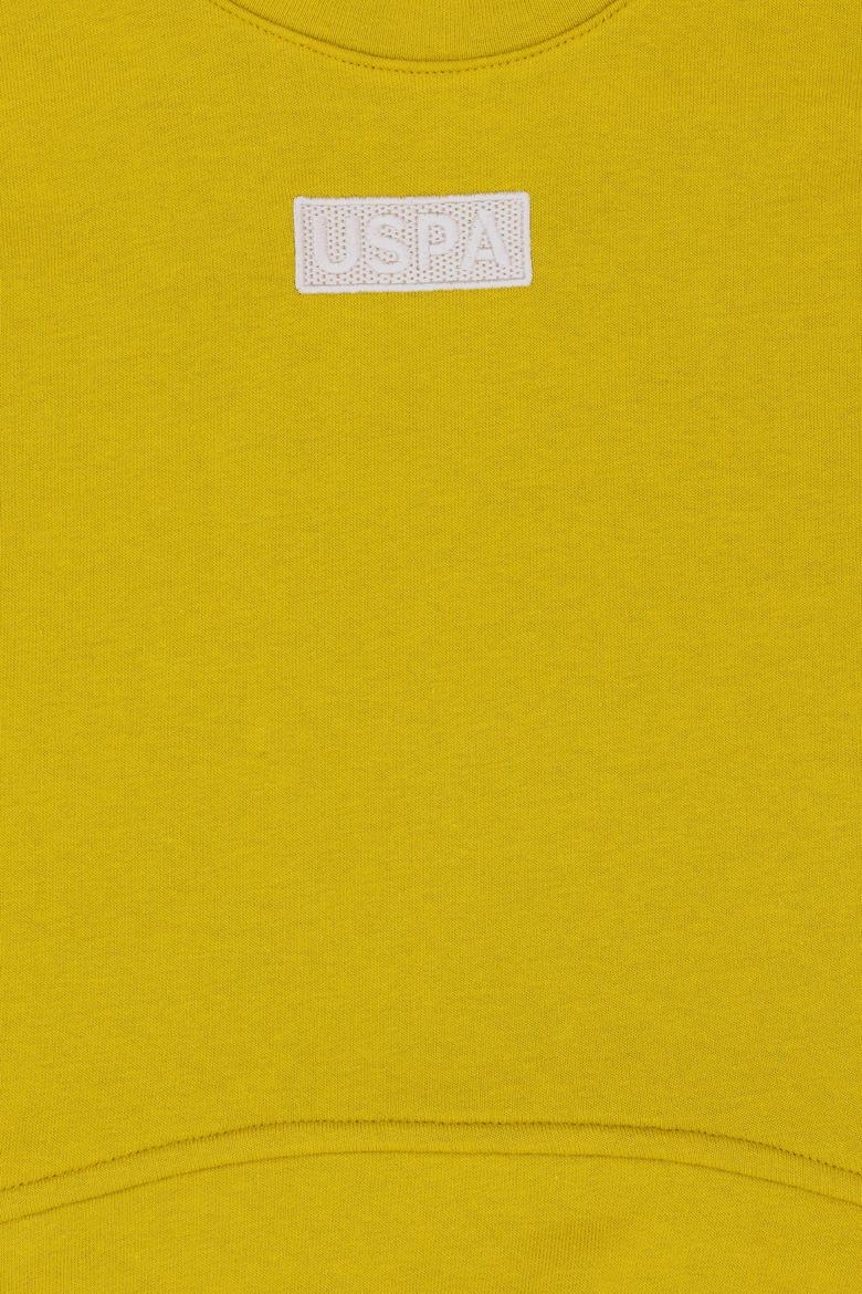 Kız Çocuk Fıstık Yeşili Basic Bisiklet Yaka Sweatshirt - 50276834033