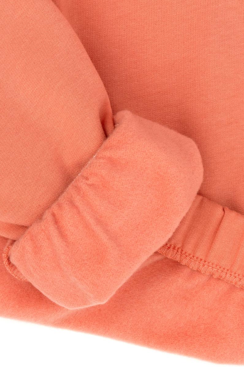 Kız Çocuk Somon Kapüşonlu Sweatshirt