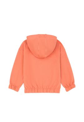 Kız Çocuk Somon Kapüşonlu Sweatshirt - 50276900021