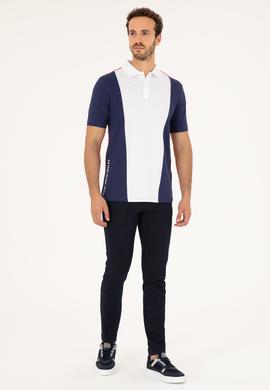 Erkek Lacivert Polo Yaka Tişört - 50263396009