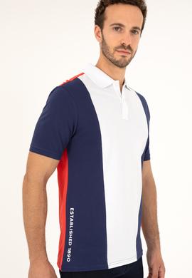 Erkek Lacivert Polo Yaka Tişört - 50263396009