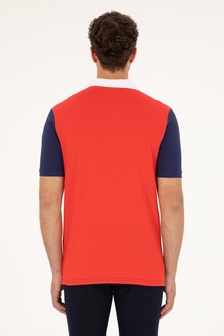 Erkek Lacivert Polo Yaka Tişört - 50263396009