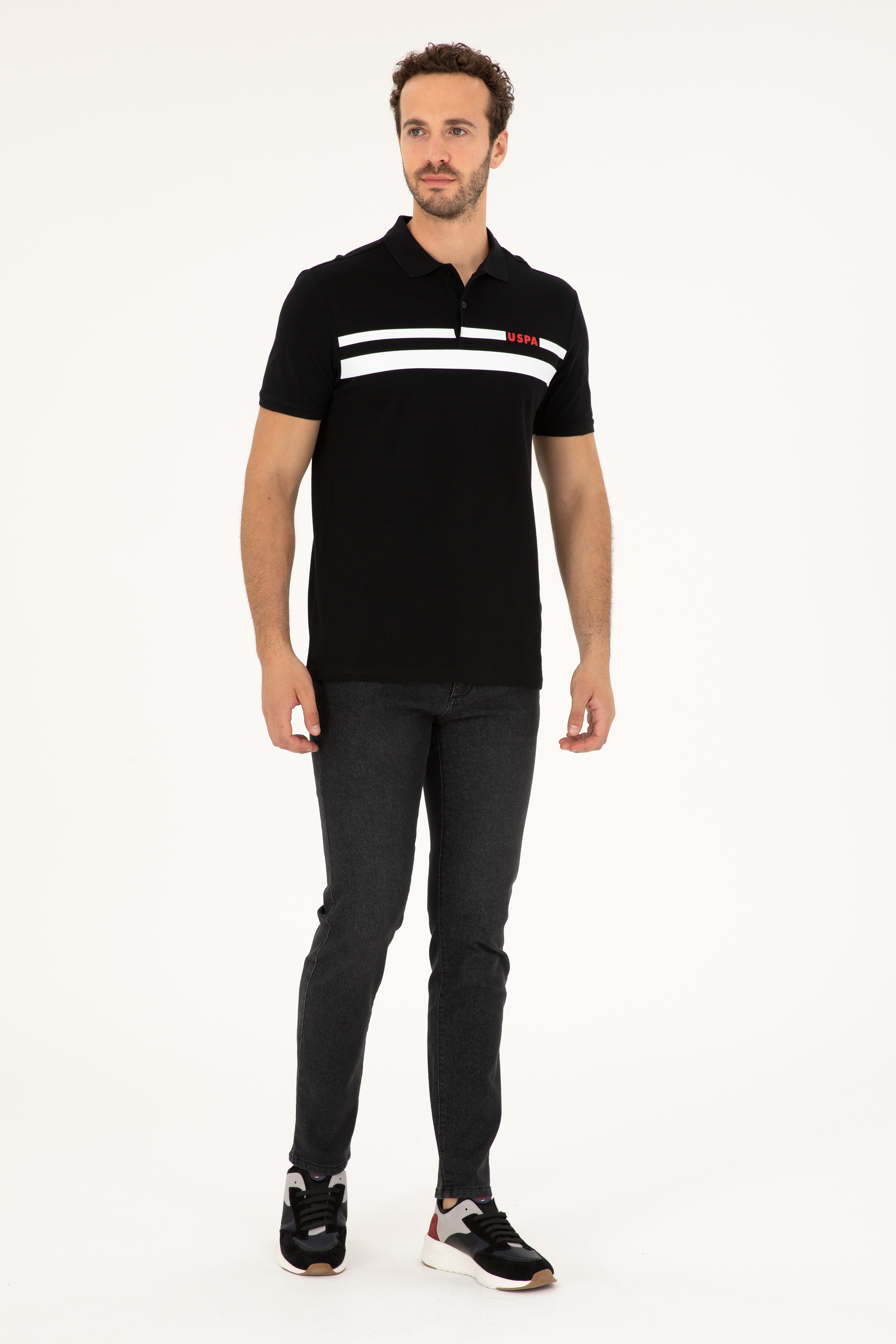 Erkek Gri Jean Pantolon - Image 3