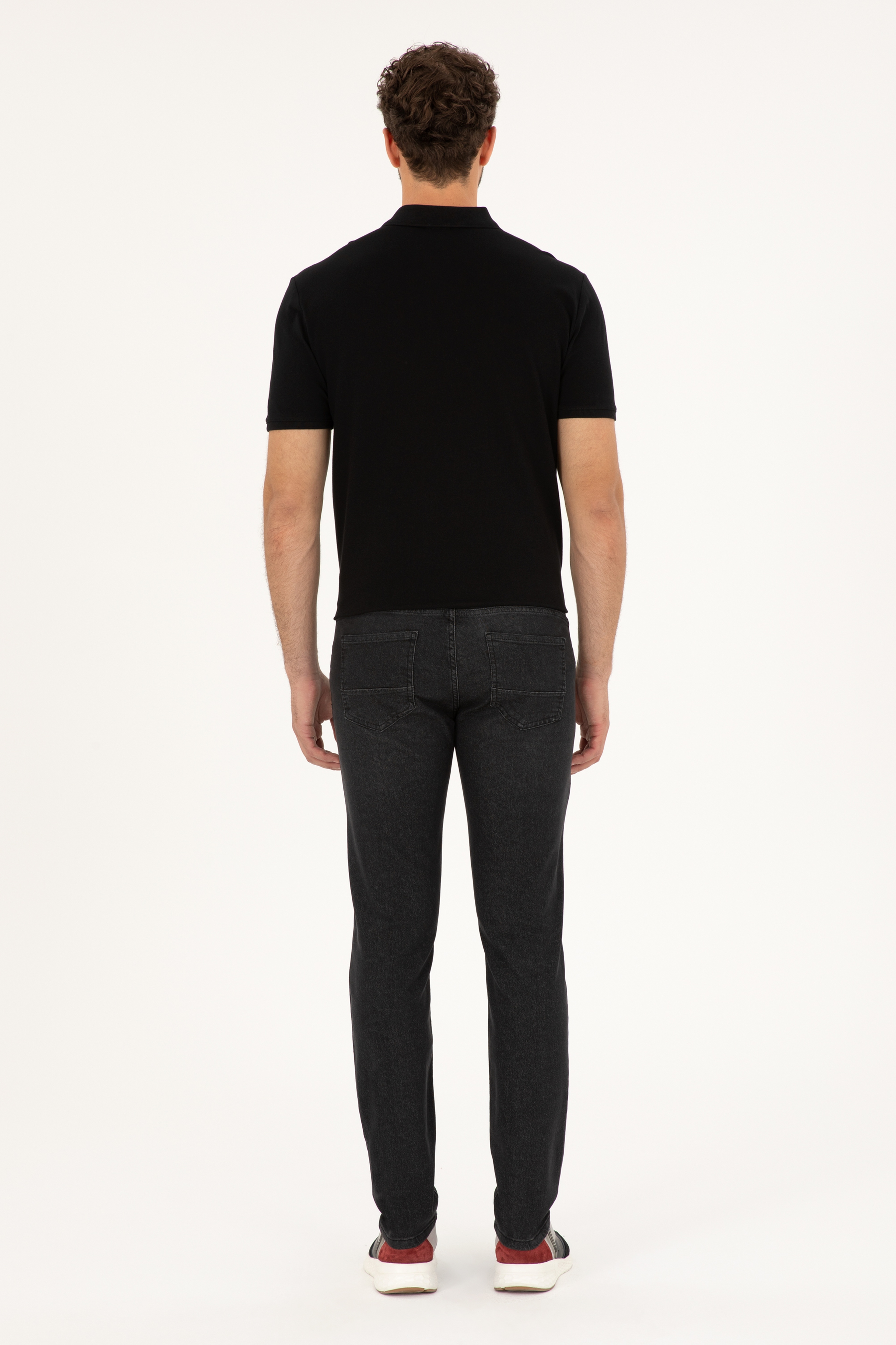 Erkek Gri Jean Pantolon - Image 4