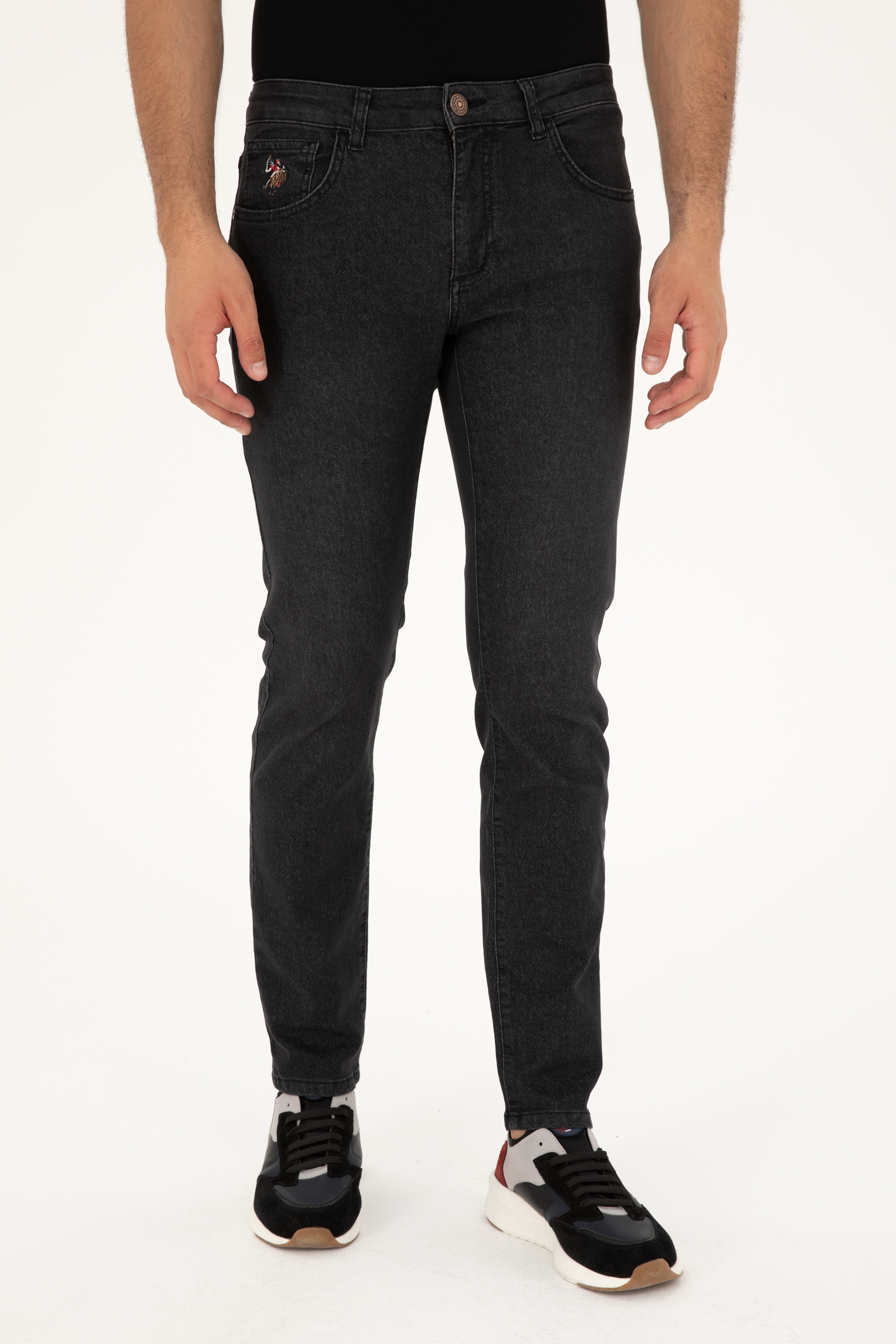 Erkek Gri Jean Pantolon - Image 2