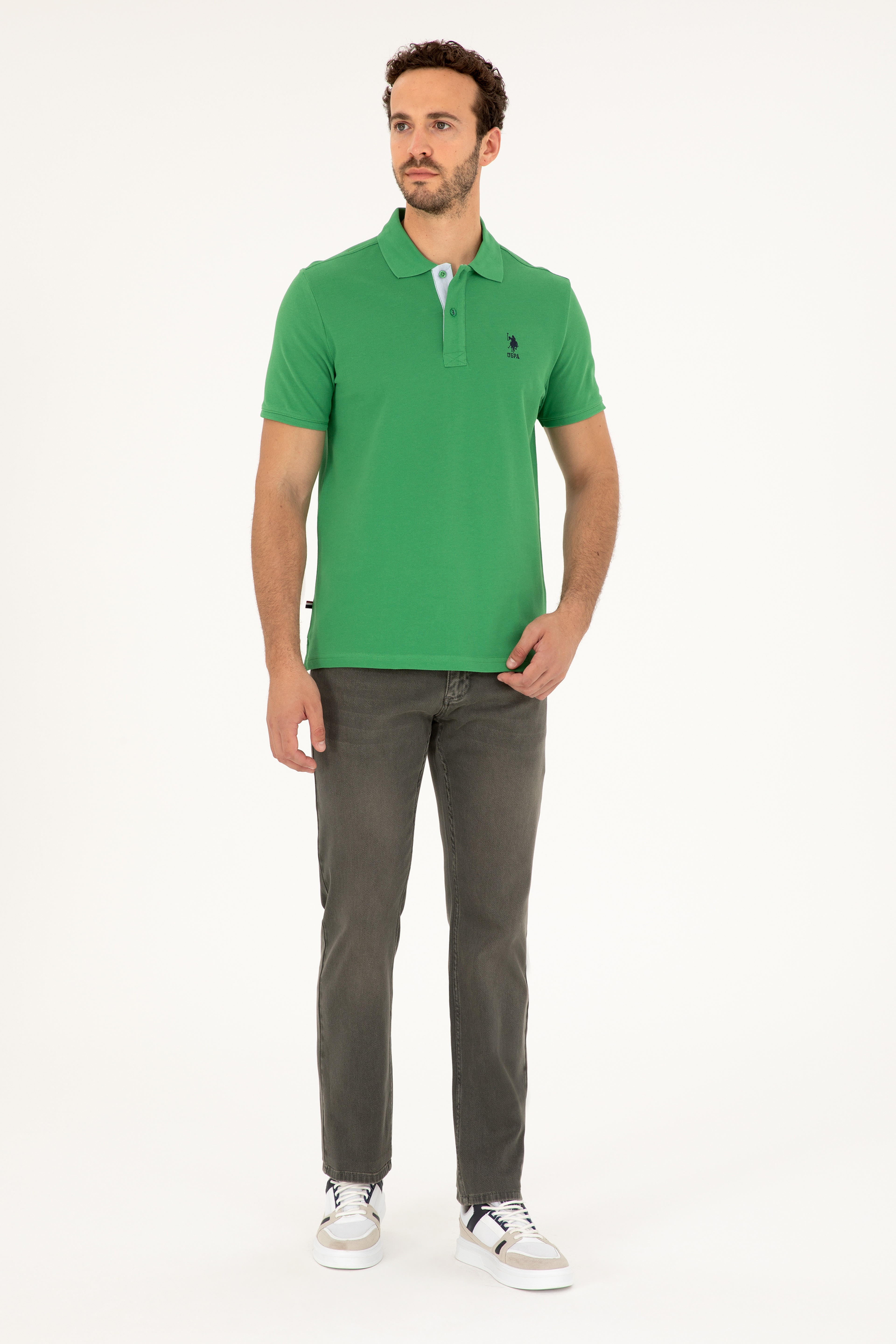 Erkek Açık Haki Jean Pantolon - Image 3