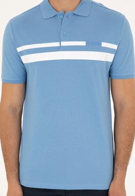 Erkek Regular Fit Polo Yaka Koyu Mavi Tişört - 50287102021