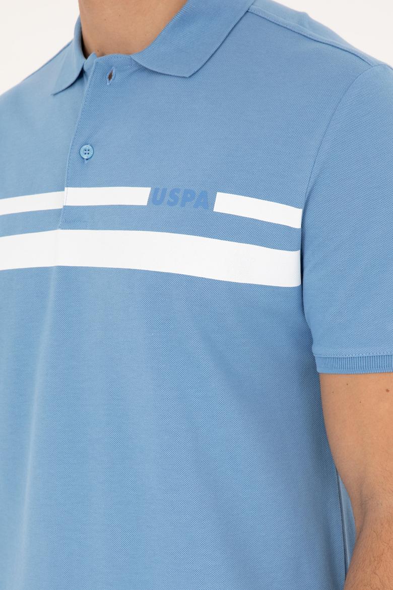 Erkek Regular Fit Polo Yaka Koyu Mavi Tişört - 50287102021