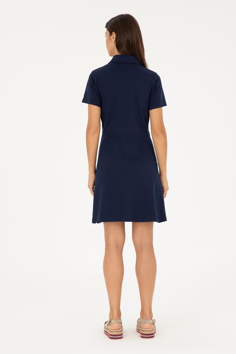 Kadın Lacivert Örme Elbise - 50282907012