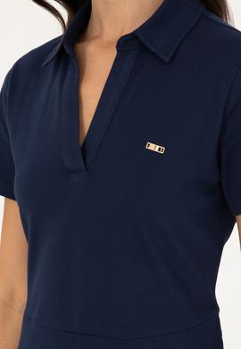 Kadın Lacivert Örme Elbise - 50282907012