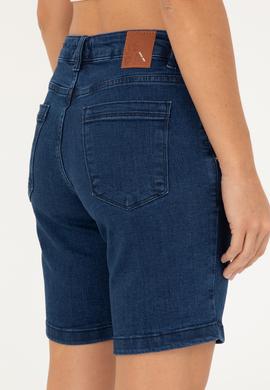 Kadın Mavi Jean Şort - 50280336005