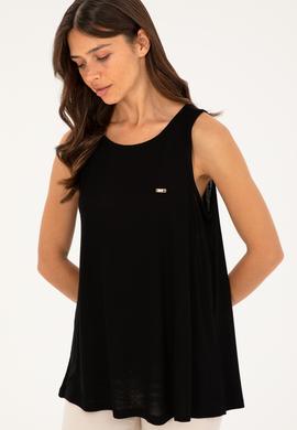 Kadın Siyah Tişört - 50286052038