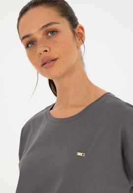 Kadın Antrasit Tişört - 50293723005