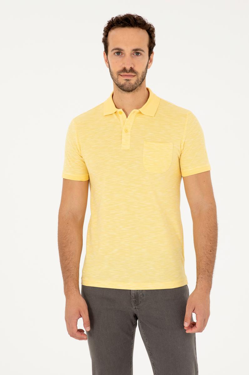 Erkek Sarı Tişört