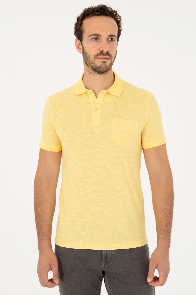 Erkek Sarı Tişört - 50279560106